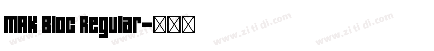 MAK Bloc Regular字体转换